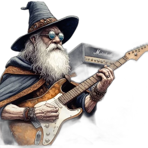 hat, staff, fantasy art, concept art transparent PNG cut-out