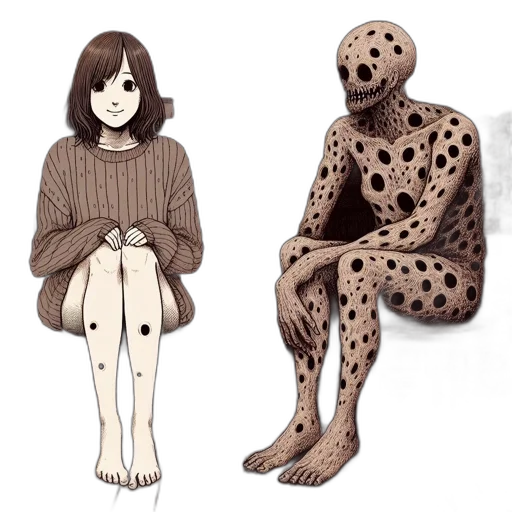 creature, dress, mask, robot transparent PNG cut-out