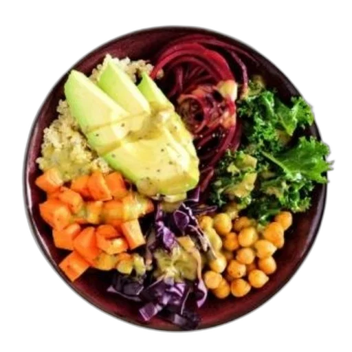 food, colorful, earth tones, vibrant transparent PNG cut-out