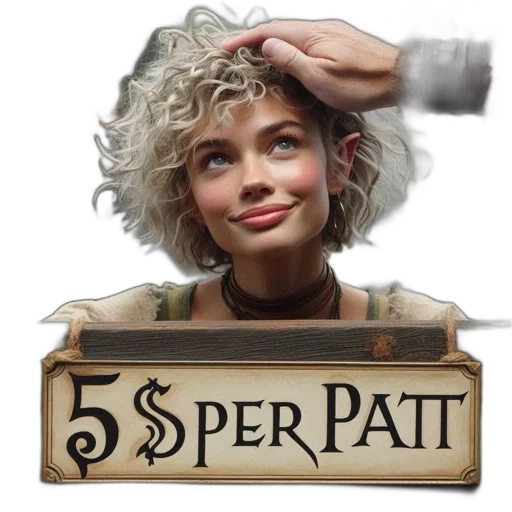 face, hair, concept art, fantasy art transparent PNG cut-out