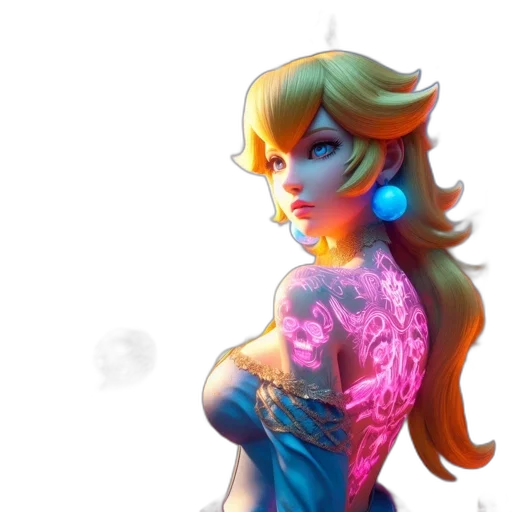 dress, concept art, fantasy art, pixel art transparent PNG cut-out