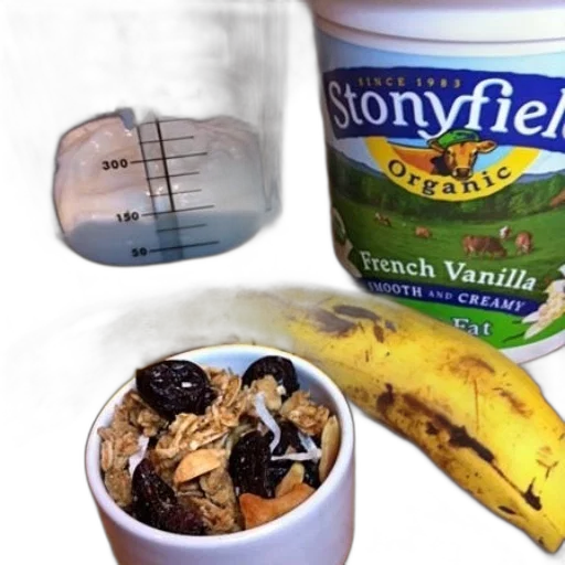 food, bowl, granola, dried transparent PNG cut-out