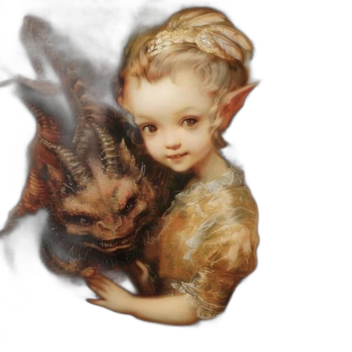 dragon, creature, face, mask transparent PNG cut-out