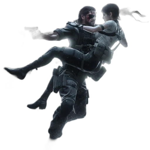 concept art, 3d render, cyberpunk, fog transparent PNG cut-out