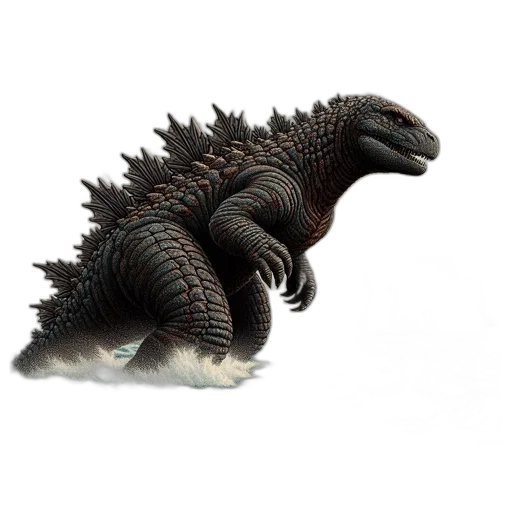 dragon, creature, animal, hair transparent PNG cut-out