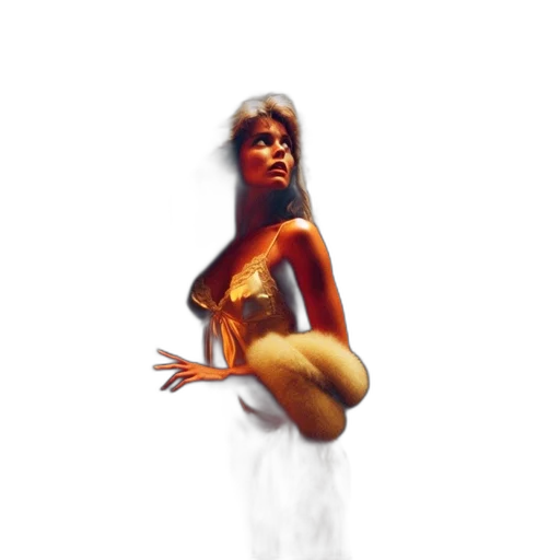 dress, creature, hair, concept art transparent PNG cut-out