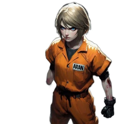 staff, weapon, jacket, face transparent PNG cut-out