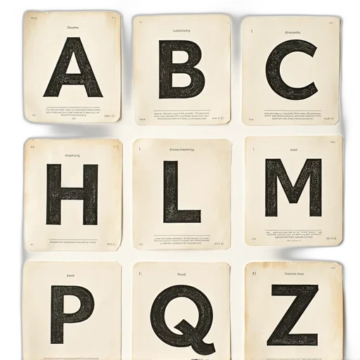furniture, alphabet, word, identification transparent PNG cut-out