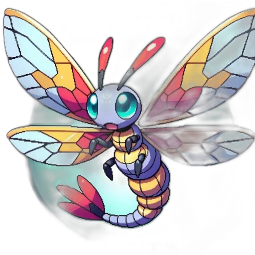 creature, animal, staff, pixel art transparent PNG cut-out