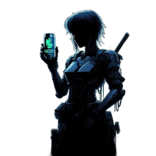 robot, weapon, dress, staff transparent PNG cut-out