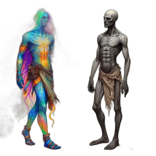creature, concept art, fantasy art, 3d render transparent PNG cut-out