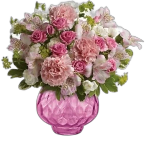 flower, crown, photorealistic, 3d render transparent PNG cut-out