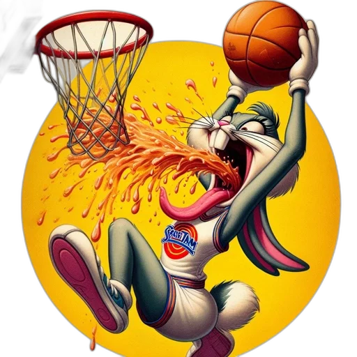 cartoon, concept art, animated, rabbit transparent PNG cut-out
