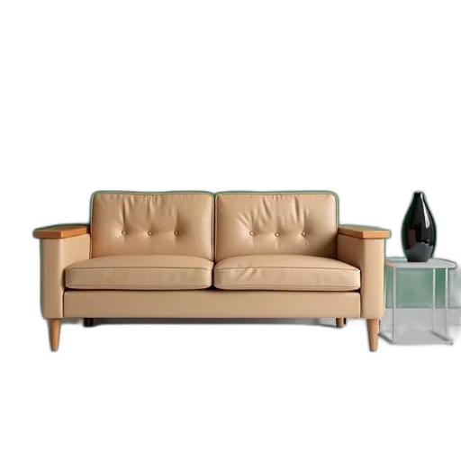 furniture, 3d render, photorealistic, earth tones transparent PNG cut-out