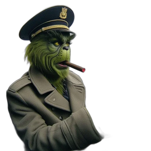 staff, jacket, hat, mask transparent PNG cut-out
