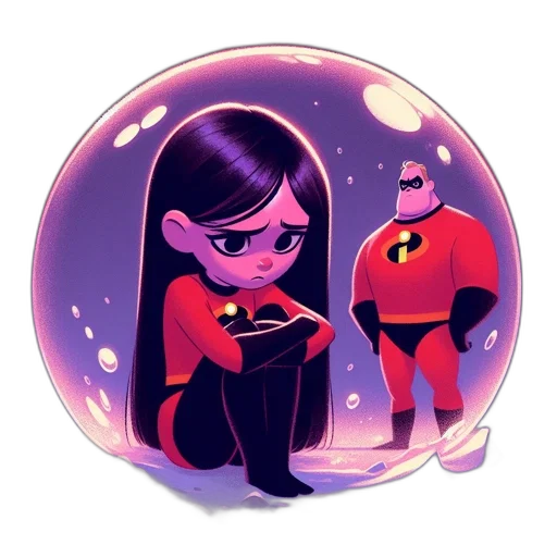 comic book art, concept art, cartoon, fantasy art transparent PNG cut-out