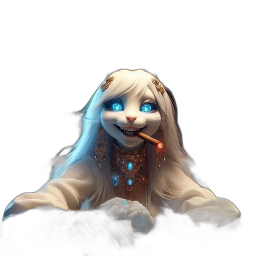 staff, face, creature, robot transparent PNG cut-out