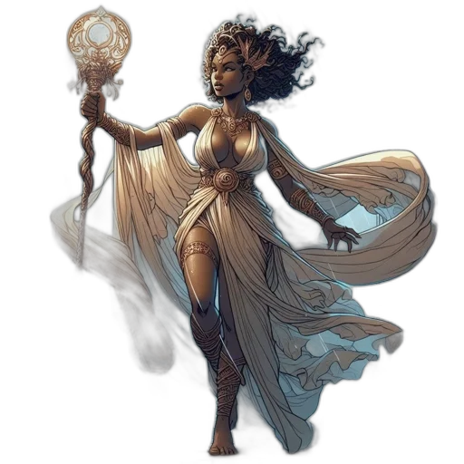 staff, dress, concept art, fantasy art transparent PNG cut-out