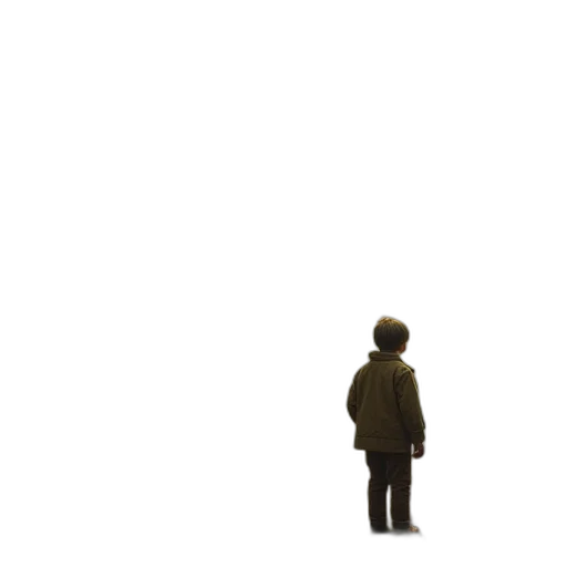 robot, jacket, hat, staff transparent PNG cut-out