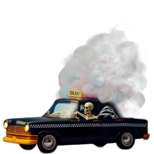 car, concept art, photorealistic, fog transparent PNG cut-out