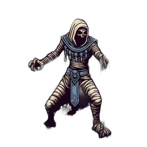 creature, mask, staff, weapon transparent PNG cut-out