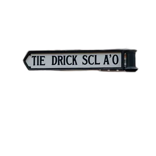 sign, street, front, brick transparent PNG cut-out