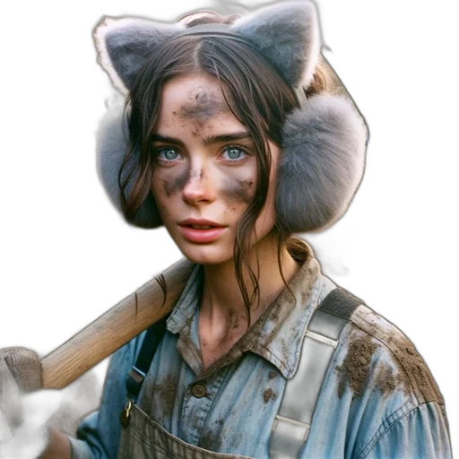 staff, animal, weapon, hat transparent PNG cut-out