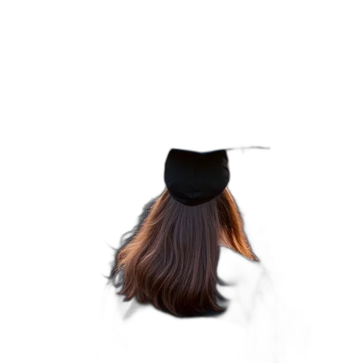 hair, hat, staff, crown transparent PNG cut-out