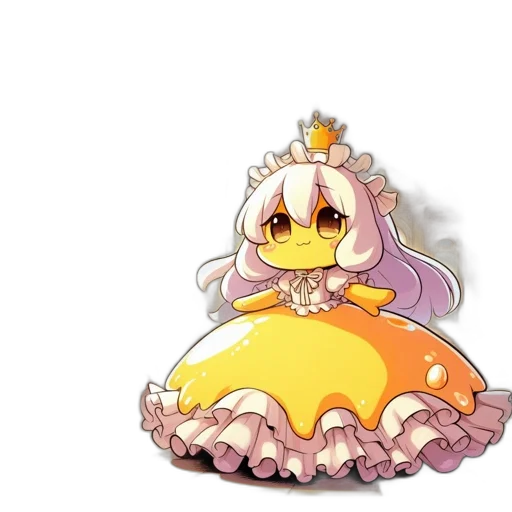 crown, dress, jewelry, creature transparent PNG cut-out
