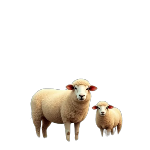 animal, food, furniture, 3d render transparent PNG cut-out