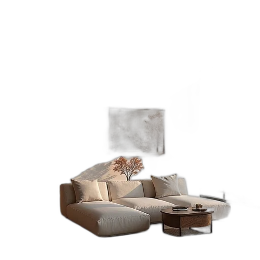 furniture, jewelry, 3d render, photorealistic transparent PNG cut-out