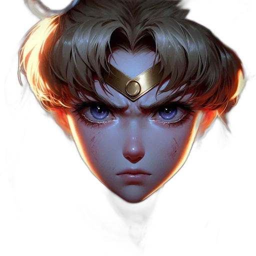 face, crown, mask, staff transparent PNG cut-out