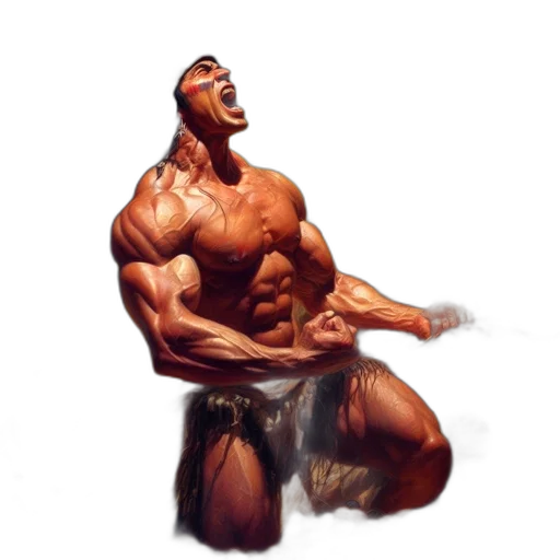 concept art, photorealistic, 3d render, comic book art transparent PNG cut-out