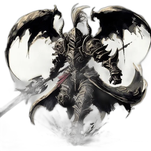 dragon, sword, weapon, staff transparent PNG cut-out