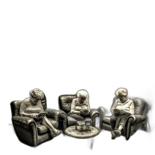 furniture, mask, concept art, 3d render transparent PNG cut-out