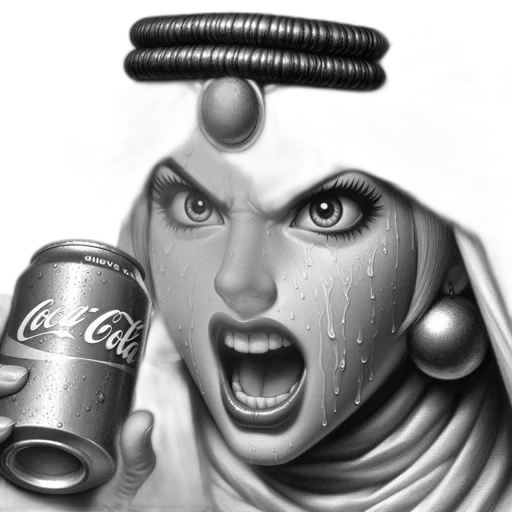 robot, bottle, food, face transparent PNG cut-out