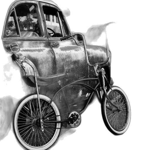 car, photorealistic, concept art, pencil sketch transparent PNG cut-out