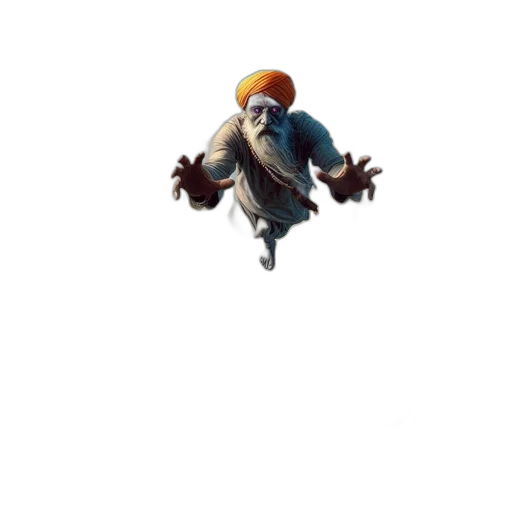 creature, weapon, staff, mask transparent PNG cut-out