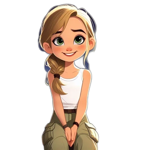 staff, dress, cartoon, concept art transparent PNG cut-out
