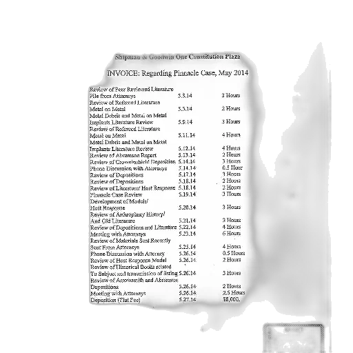 invoice, shipman, goodwin, legal transparent PNG cut-out