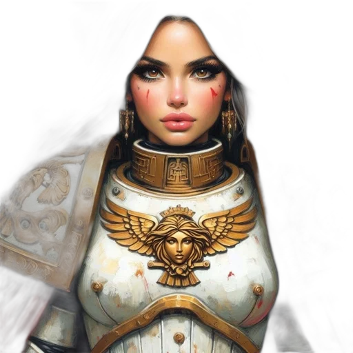 face, robot, jewelry, fantasy art transparent PNG cut-out