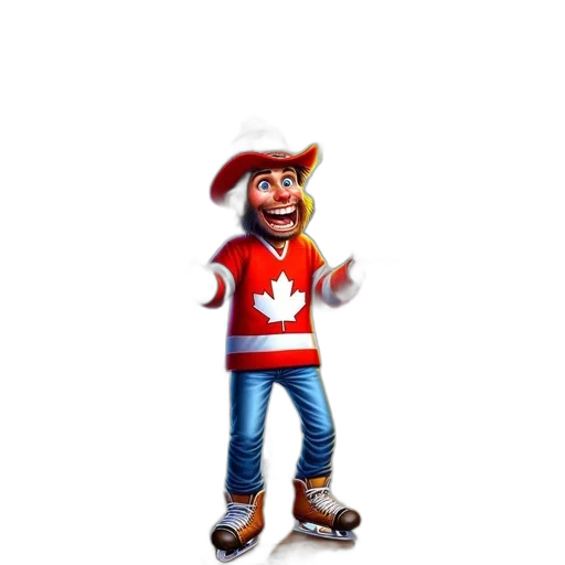 jacket, staff, hat, 3d render transparent PNG cut-out