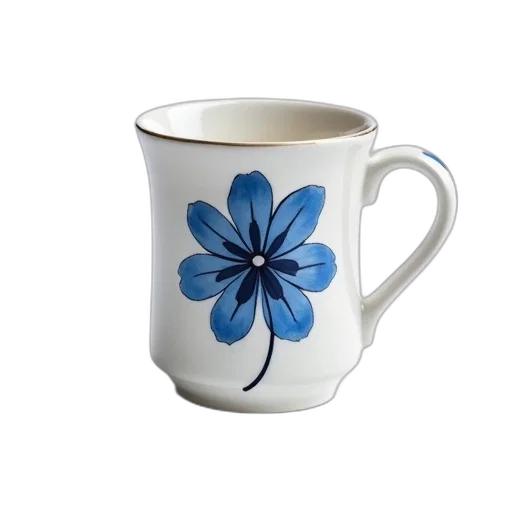 flower, photorealistic, 3d render, ceramic transparent PNG cut-out
