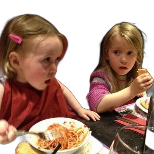 two, young, girls, sit transparent PNG cut-out