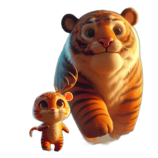 animal, creature, concept art, 3d render transparent PNG cut-out