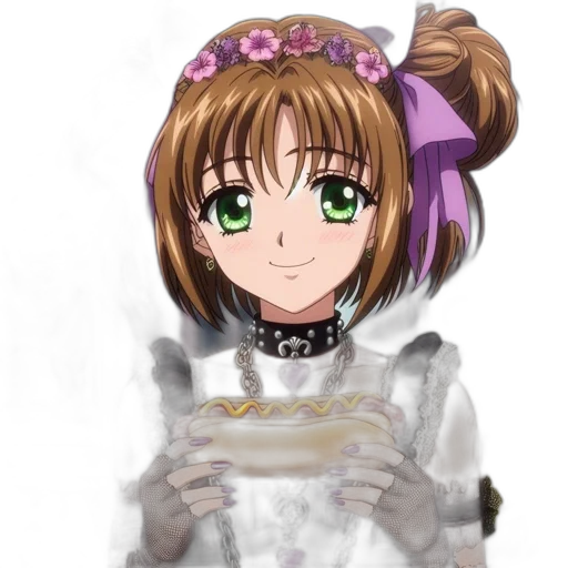 robot, flower, weapon, face transparent PNG cut-out