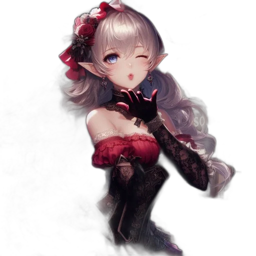 dress, staff, weapon, crown transparent PNG cut-out