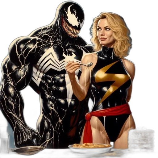 comic book art, concept art, fantasy art, cartoon transparent PNG cut-out