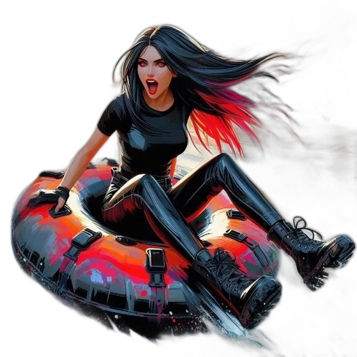 concept art, comic book art, fantasy art, 3d render transparent PNG cut-out