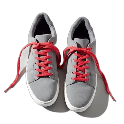 shoes, 3d render, photorealistic, red transparent PNG cut-out